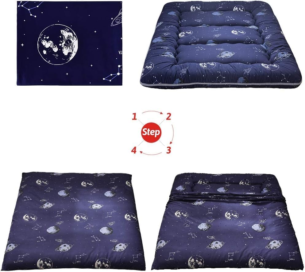 Memory foam foldable futon, Japanese style, a durable and comfortable floor mattress