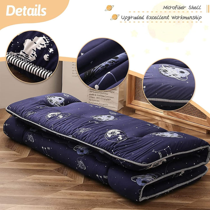 Japanese style futon floor mattress, memory foam, easy to fold and store, versatile use