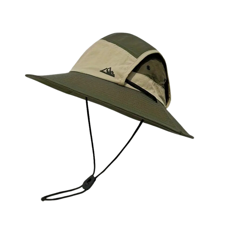 Foldable SunGuard Explorer hat, unisex, offering UV protection, ideal for outdoor adventures