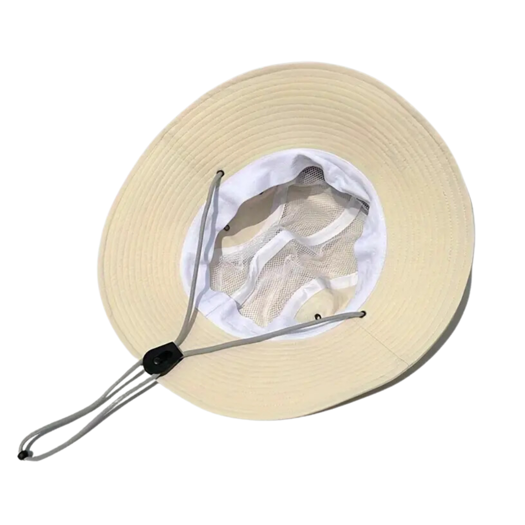Adjustable foldable sun hat, unisex, with UPF 50+ UV protection, perfect for any outdoor trip