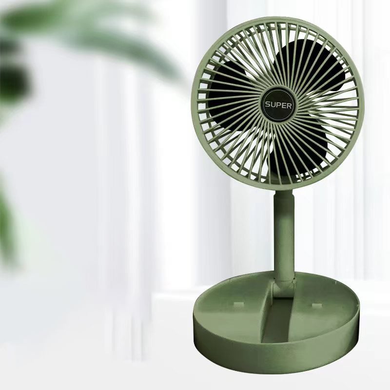 Unisex portable foldable fan offers personal cooling. Versatile USB mini fan for desk, travel, or summer relief.