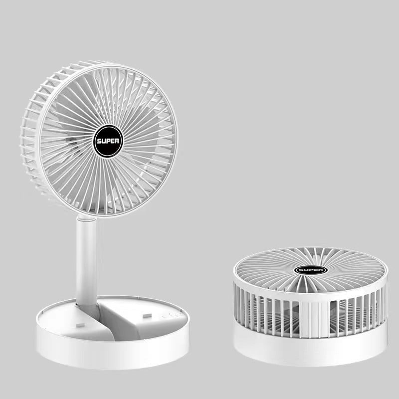 Lightweight foldable USB fan provides refreshing personal cooling. Essential mini travel fan for summer comfort.