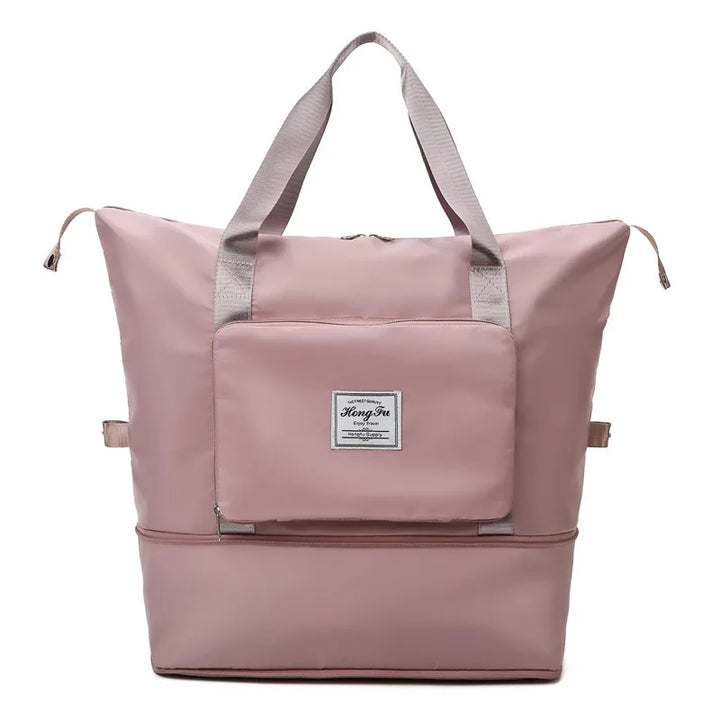 Versatile folding travel bag, perfect carry-on luggage for short trips, business, or sports activities.