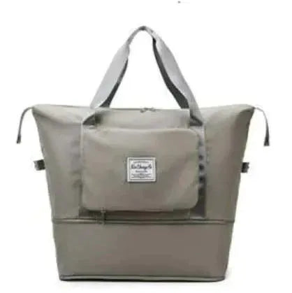 Ultra-lightweight folding duffle, a practical carry-on luggage solution for any journey, easy to pack.