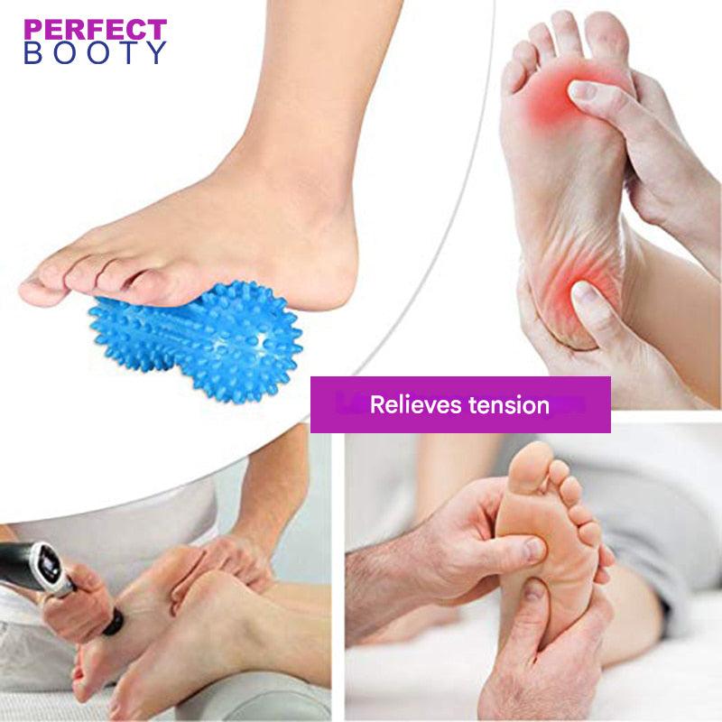 Foot massager for athletes & tired feet. Provides pain relief, stress relief, and improved circulation.