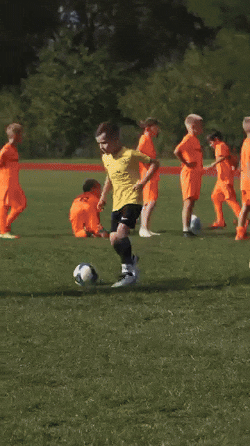 Compact football skills mat, ideal for home practice to improve speed, agility, and precise ball handling.