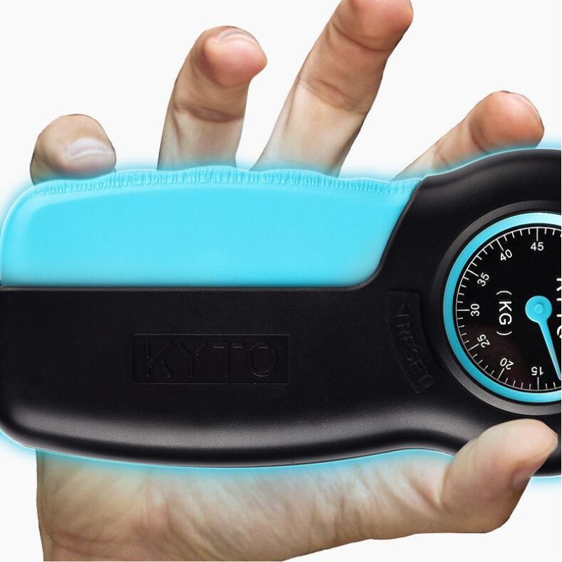 Unisex digital grip strength trainer for forearm workout, finger strength, & muscle building. Track progress.