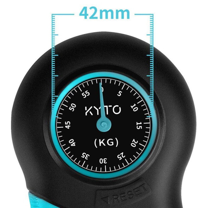 Hand exerciser & dynamometer for comprehensive strength training, forearm workout, & muscle building. Unisex design.