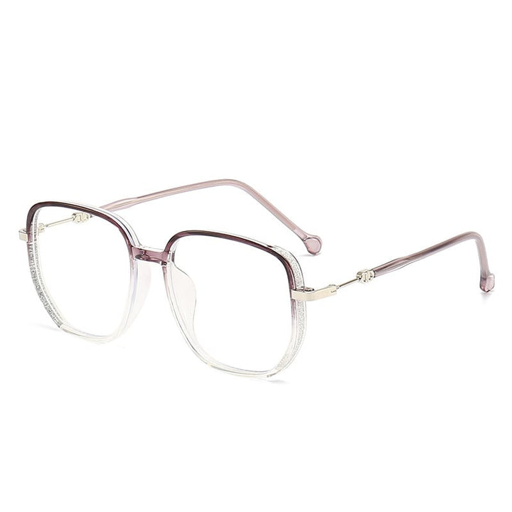 Modern frameless reading eyewear with blue light filter for improved digital eye health & clarity.