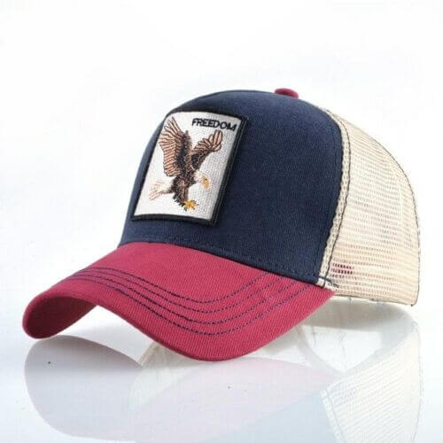 Classic unisex Freedom Eagle baseball hat offering great sun protection & a sporty outdoor look.