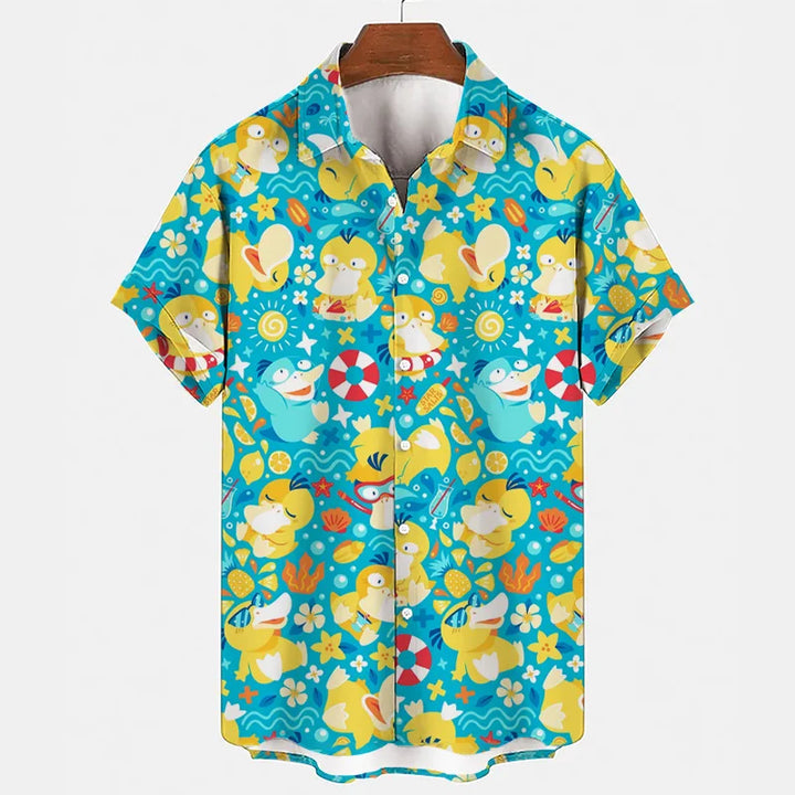 Casual unisex Gengar & Snorlax sleep set, a playful choice for lounge and bedtime