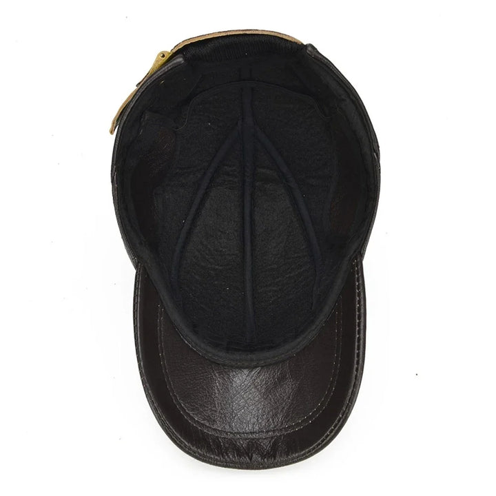 Durable genuine leather cowboy hat for men & women, vintage design, an essential western fashion accessory.