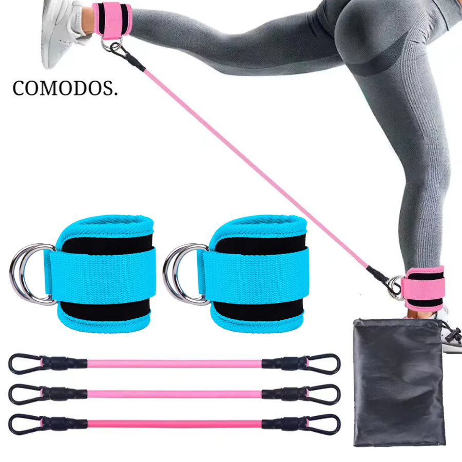 Fabric glute resistance bands for effective leg day & powerful strength training. Unisex fitness gear.