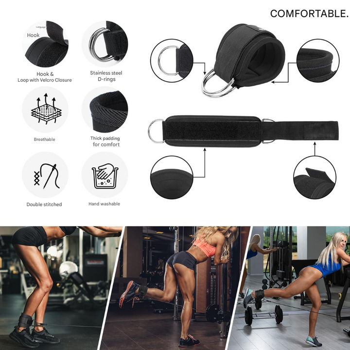 High-quality fabric booty bands for effective glute workouts. Essential workout gear for strength training.