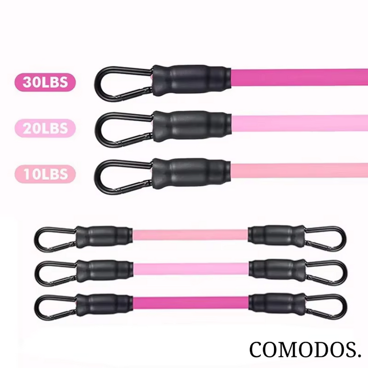 Durable resistance bands designed for powerful glute & leg workouts. Versatile fitness equipment for all.