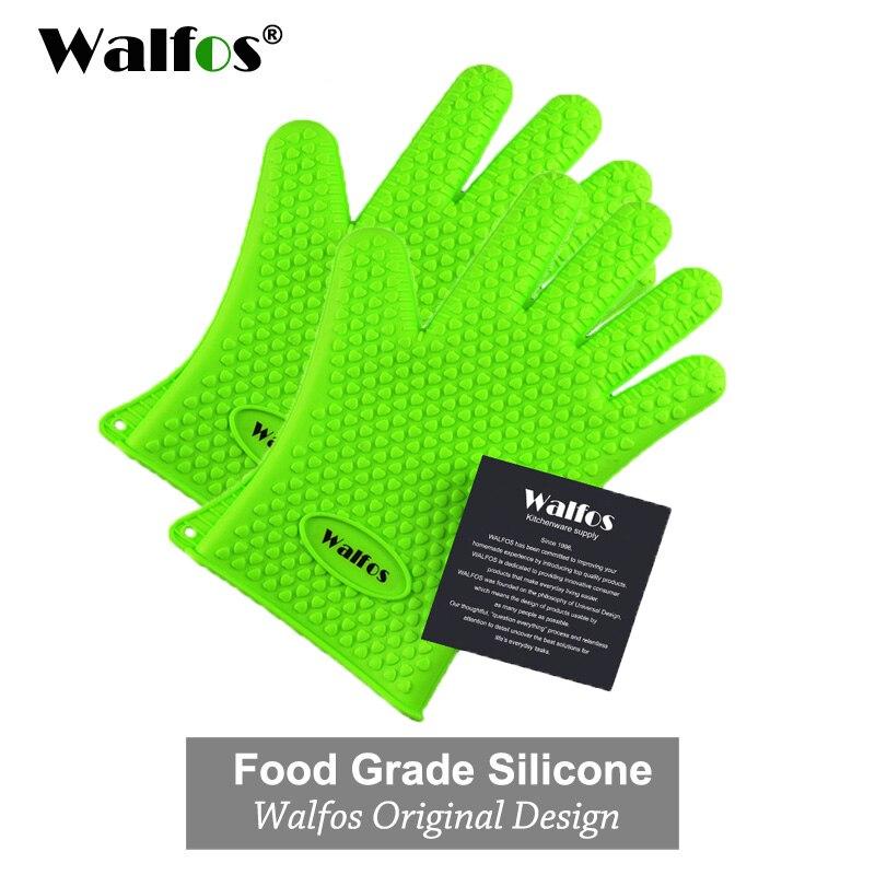 High-performance GrillGuard silicone heat resistant grilling gloves for kitchen & outdoor BBQ.