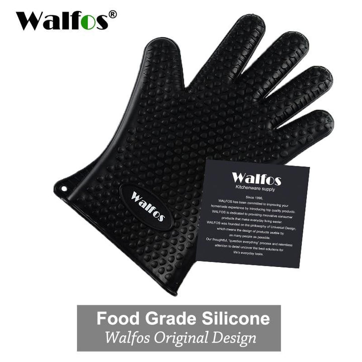 GrillGuard unisex heat resistant gloves for BBQ & oven. Protect hands from extreme temperatures.
