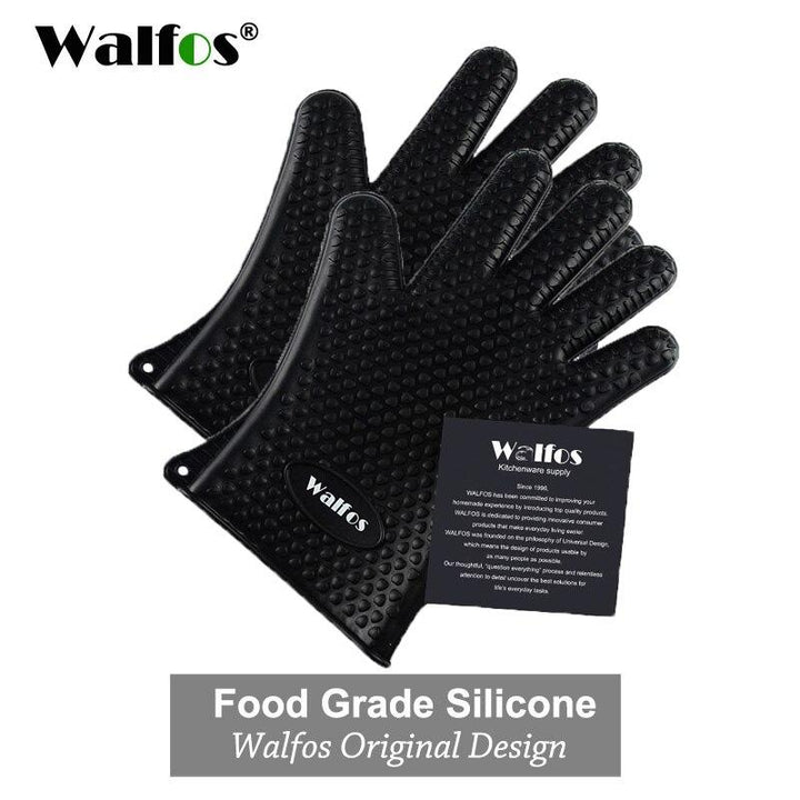 Enjoy safe grilling with premium GrillGuard heat resistant oven mitts. Ideal cooking gloves.