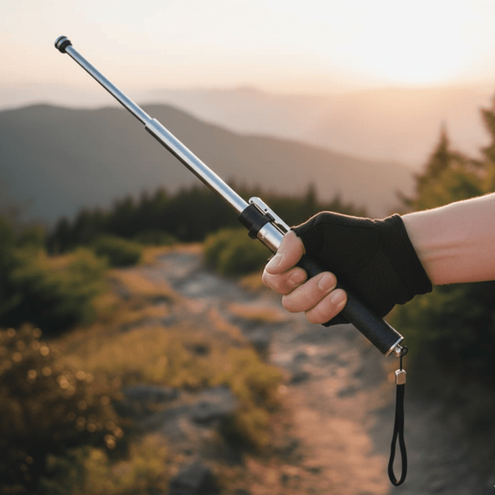 Unisex Guardian Trek Stick for dependable hiking support & stability on trails.