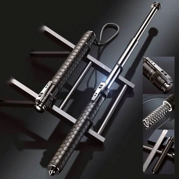 Guardian Trek Stick for outdoor safety, a multi-use self-defense walking aid.