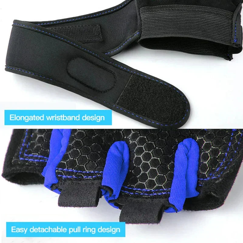 Premium gym accessory: shock-resistant workout gloves with wrist protection.
