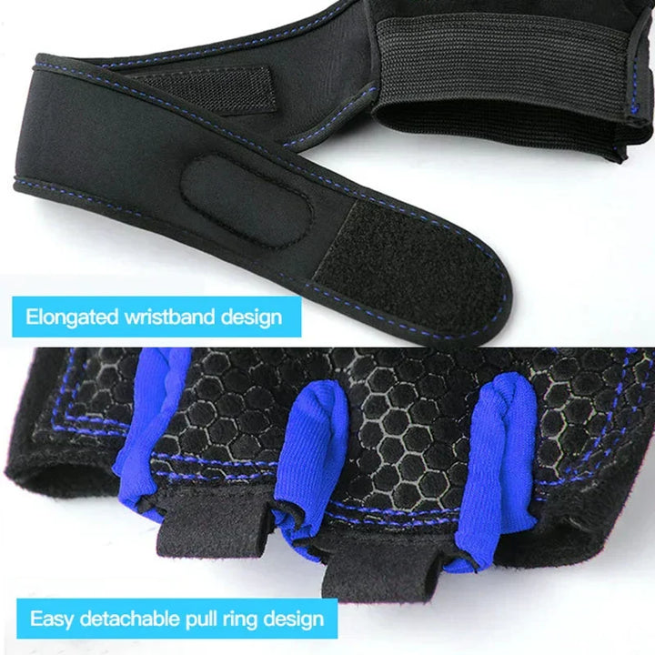 Premium gym accessory: shock-resistant workout gloves with wrist protection.