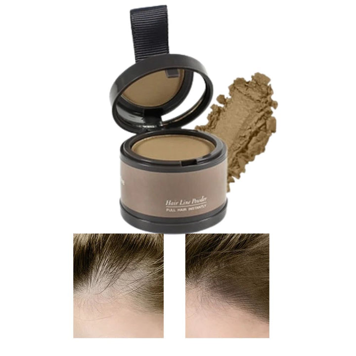 Hairline concealer for men & women, offering natural hair thickening & root touch-up.