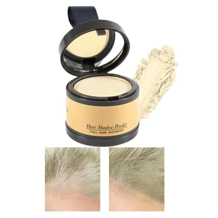 Unisex hair loss solution: waterproof powder for perfectly concealed roots & thicker hair.