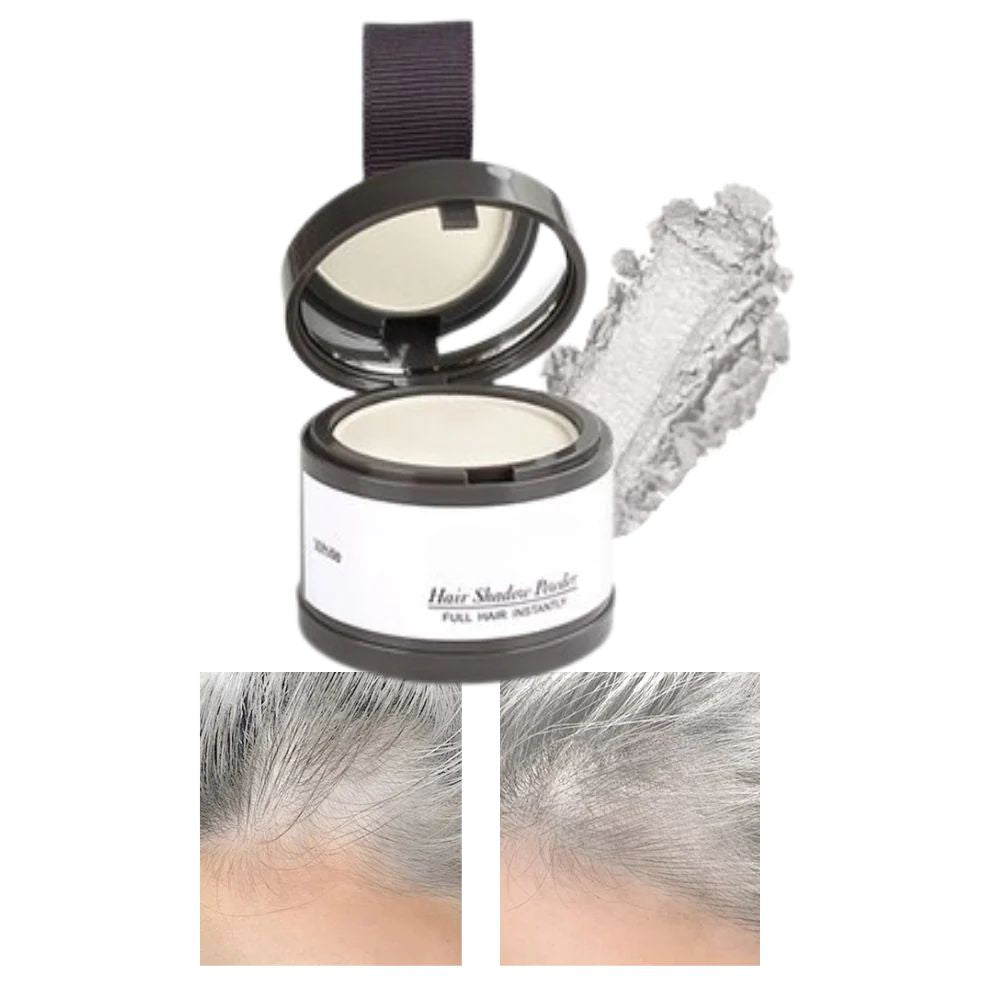 Natural-looking hair powder, providing instant volume and concealing thinning hair areas.
