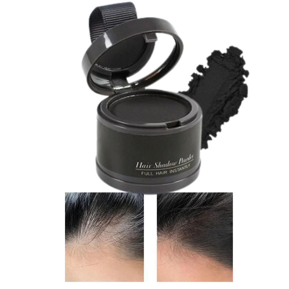 Unisex hair thickening powder, perfect for concealing roots and creating a fuller appearance.