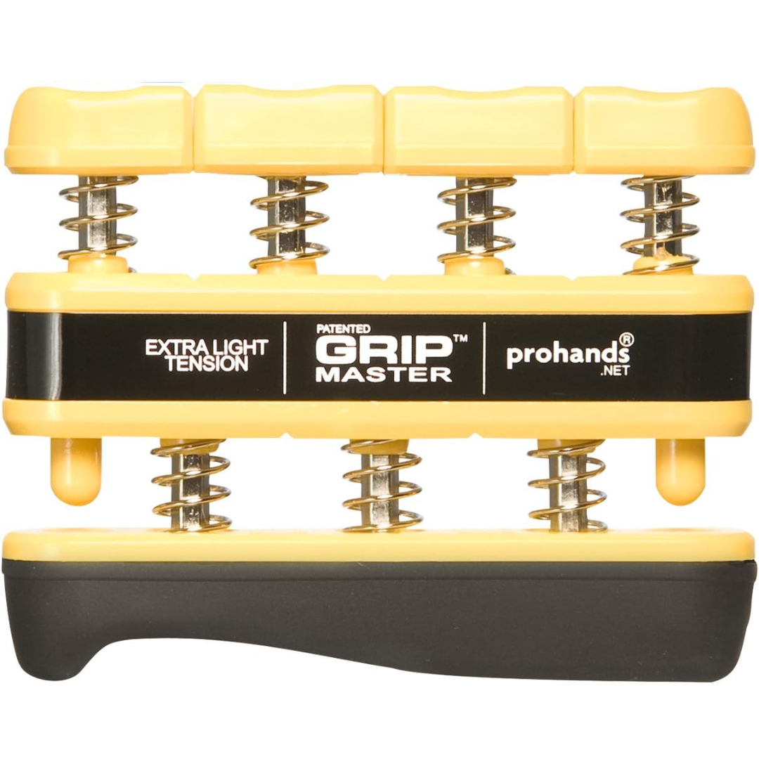 Compact hand grip strengthener & finger exerciser for grip strength, forearm workout, and dexterity.