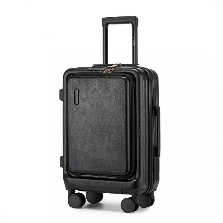 Effortless travel with a lightweight hard-shell suitcase. Features spinner wheels and secure locking.