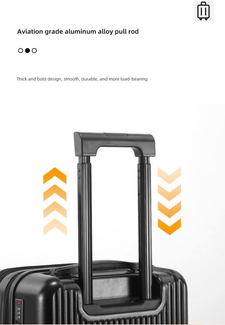 Sleek hard shell carry-on for easy airport navigation. Cup holder, USB power, and secure TSA lock.