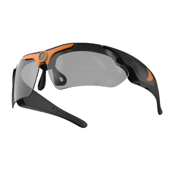 Unisex HD camera sunglasses with discreet video recording, perfect for outdoor sports, travel, and hands-free adventure.