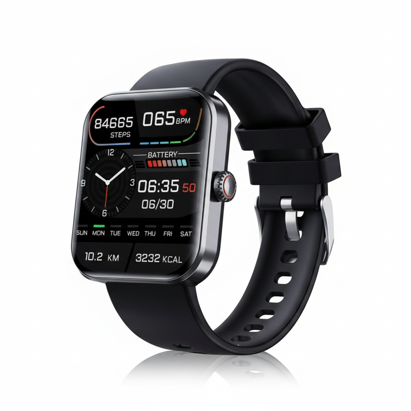 Advanced health monitoring smartwatch; track daily glucose trends, heart rate, and sleep for better health.
