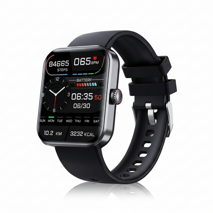 Advanced health monitoring smartwatch; track daily glucose trends, heart rate, and sleep for better health.
