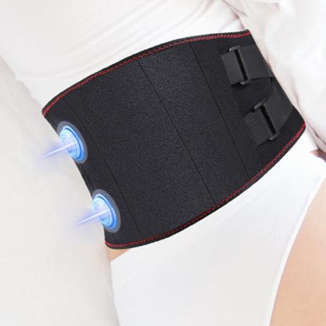 Ergonomic back massager with lumbar support and heated vibration for chronic back pain relief & improved posture.