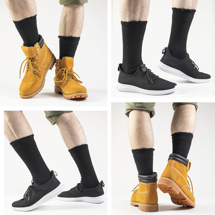 Unisex HeatGrip thermal winter boot socks for extreme cold. Insulated & warm for outdoor gear.