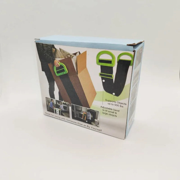 Durable shoulder lifting straps designed for home improvement tasks, assisting in moving bulky objects.