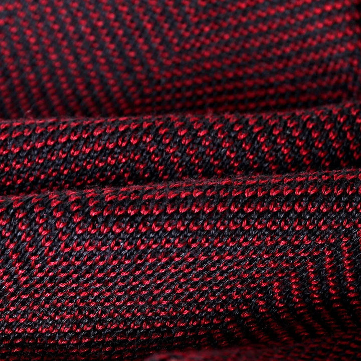 Versatile unisex herringbone beanie with stretch fit and plush faux fur lining. Ideal warm winter hat for men & women.