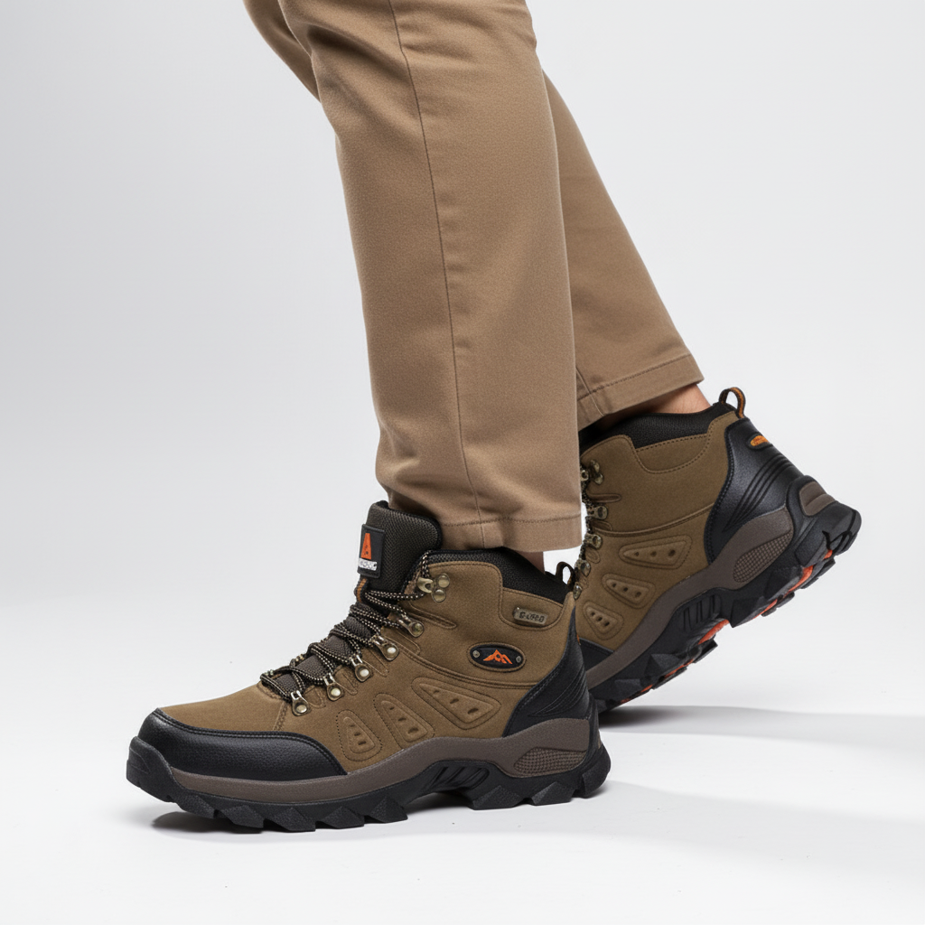 Adventure gear: Blake waterproof high ankle hiking boots for demanding trails and comfort.