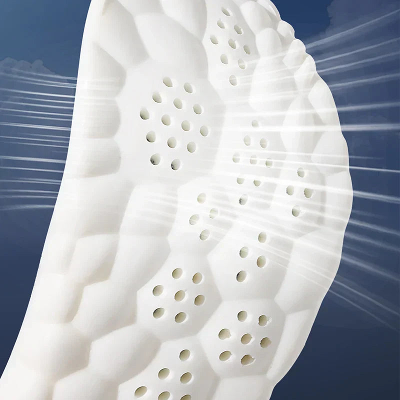 High-elastic sport insoles for men & women, enhancing foot comfort & athletic performance
