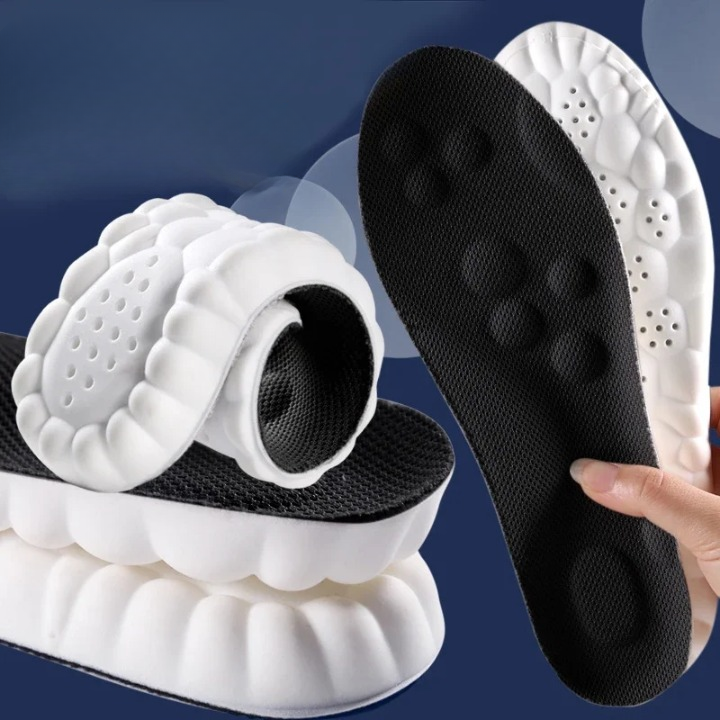 Pair of durable sport insoles, excellent for enhancing athletic gear and preventing foot fatigue.