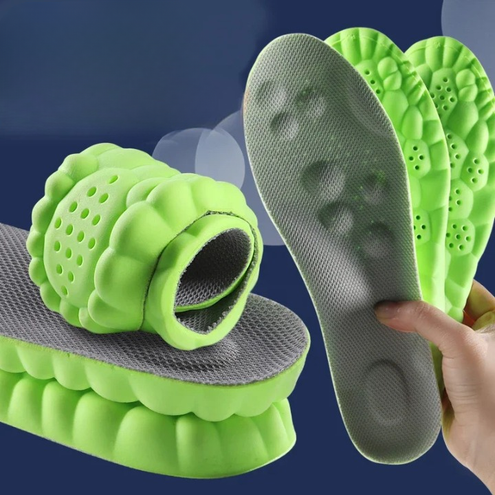 Advanced sport orthotic insoles, crafted for custom comfort, arch support, and shock protection.