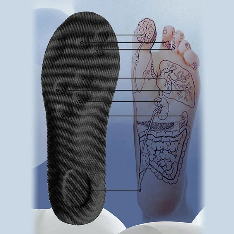 Breathable unisex orthotic insoles, designed for active lifestyles and superior foot comfort.