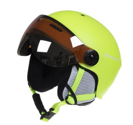 Unisex ski helmet with removable parts for easy cleaning & custom fit during snowboarding.
