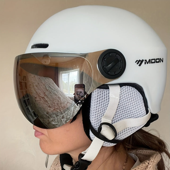 Essential protective gear: unisex ski helmet for snowboarding & winter outdoor adventures.