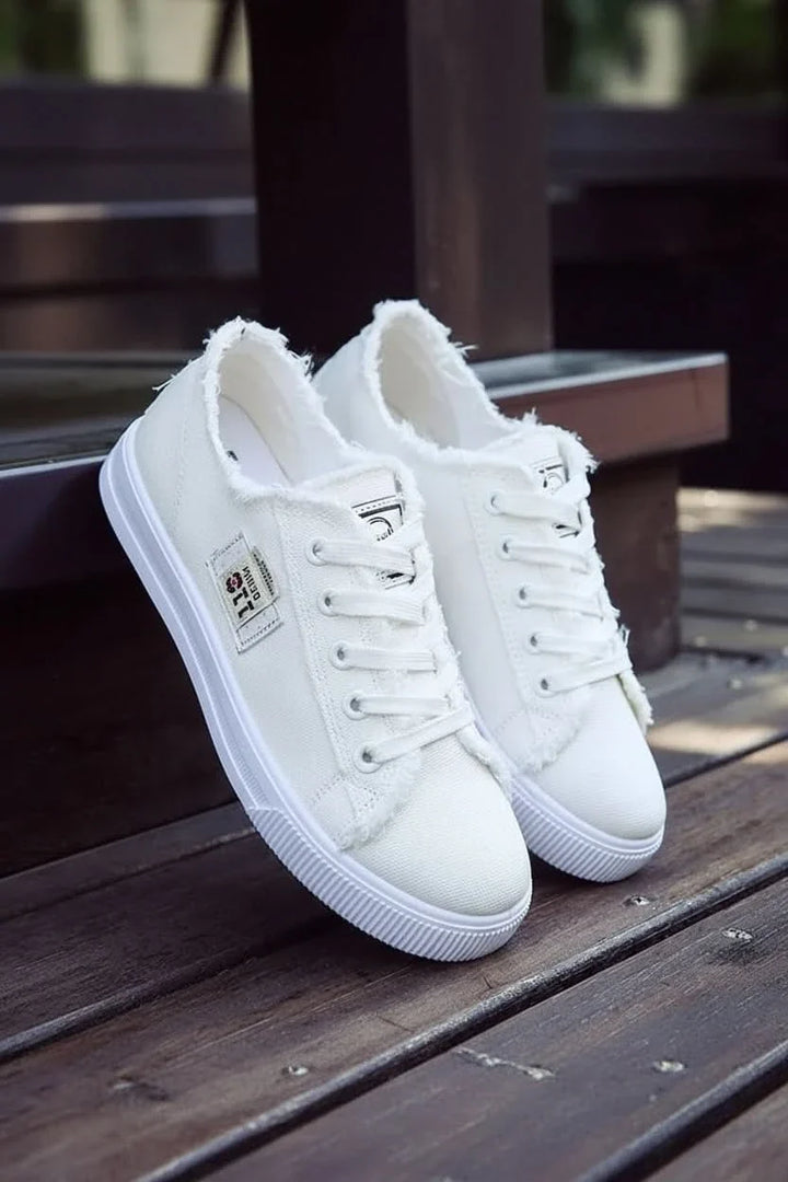 Stylish black unisex high-top lace-up sneakers. Ideal for casual wear, spring & summer fashion.