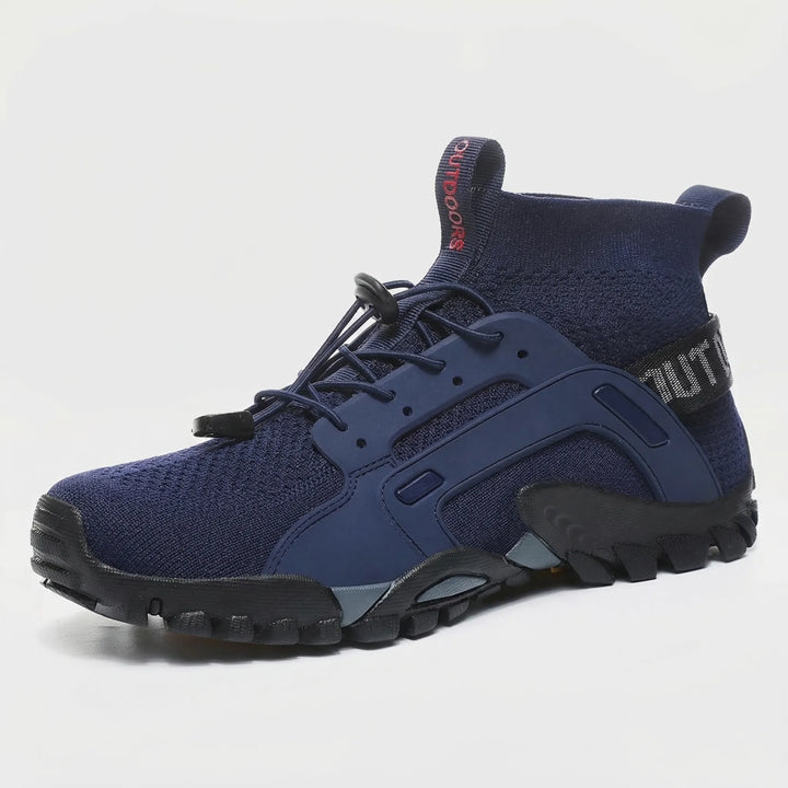 Performance-driven unisex high-top trail shoes. Enjoy breathable comfort & ankle support on all your hikes.