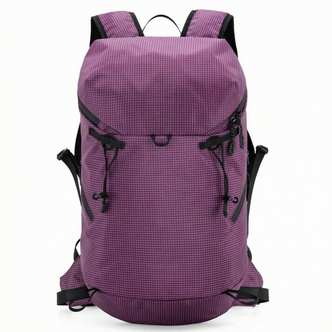 Lightweight unisex travel pack & daypack. Hydration ready hiking backpack for diverse outdoor adventures.